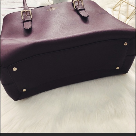 Kate Spade Airel Mulled Wine Tote Shoulder Bag NEW - Picture 10 of 10